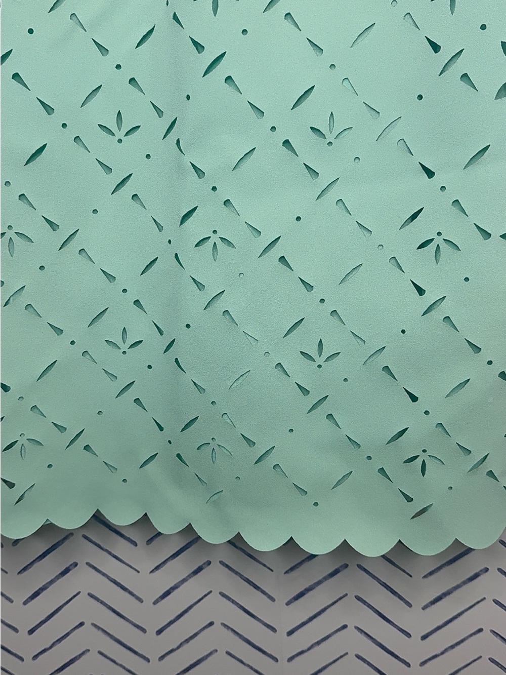 J.Crew Laser Cut out Shift Dress Mint Size 2 - Picture 4 of 8